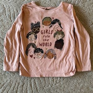 Pink Long Sleeve T-Shirt Girls 5T